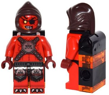 LEGO Minifigure-Ultimate Beast Master-Nexo Knights-NEX022-Creative Brick Builders